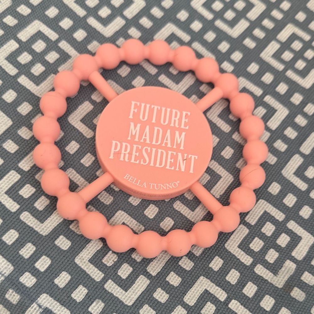 Bella Tunno Pink Teething Toy - Future Madam President